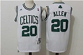 Boston Celtics #20 Ray Allen White Hardwood Classics Swingman Stitched Jersey,baseball caps,new era cap wholesale,wholesale hats